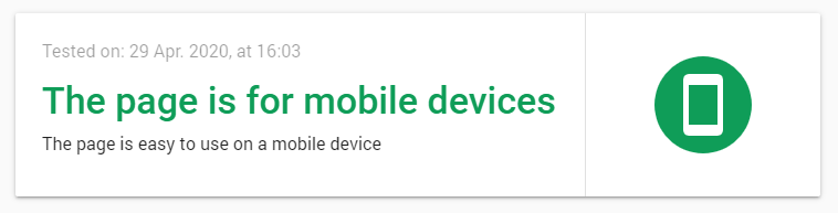 Test de Google sur les téléphones portables