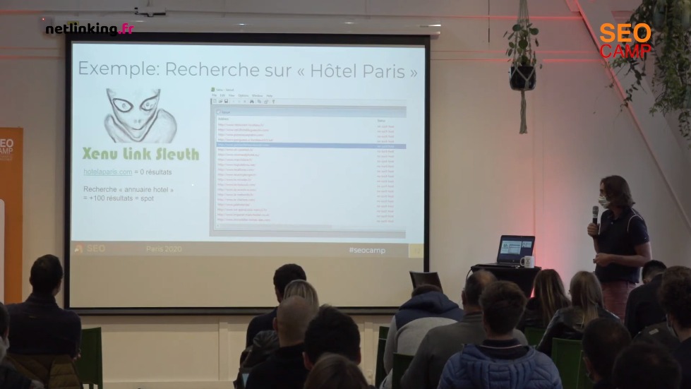 netlinking aggressif pour financer sa startup : Hotel Paris